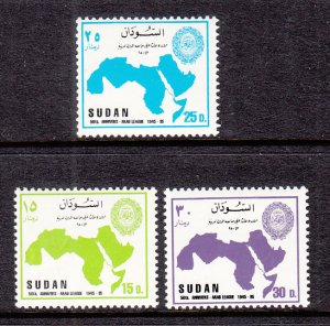 Sudan 481-483 MNH VF