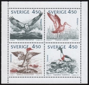 SWEDEN Sc. 1978a Birds of the Baltic 1992 MNH booklet