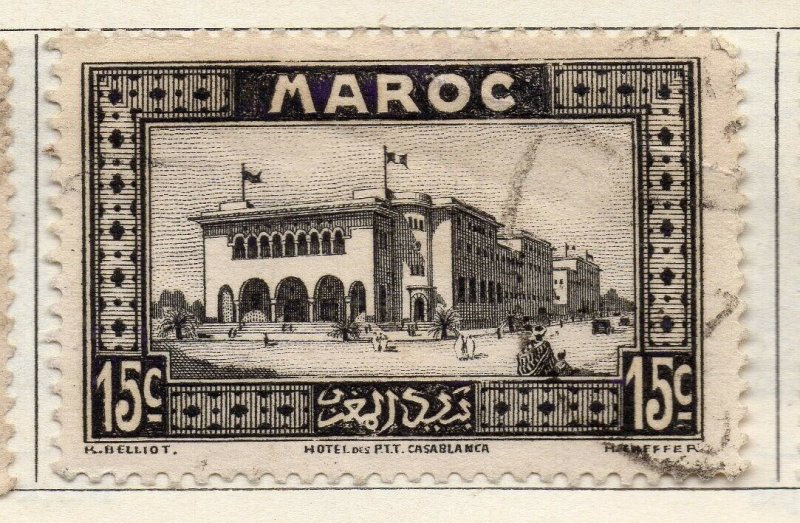 Morocco French Protectorate 1932 Early Issue Fine Used 15c. NW-94108