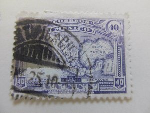 A8P45F61 Mexico 1917-20 40c Fine Used Stamp-