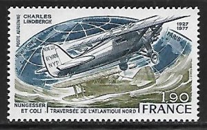 France - Air Post - Scott #C49 VF - Mint Never Hinged (NH)