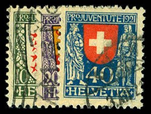 SWITZERLAND B18-20  Used (ID # 58171)