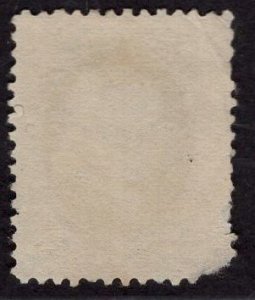 US Stamp #182 1c  Franklin USED SCV $6. Blue Fancy Cancel