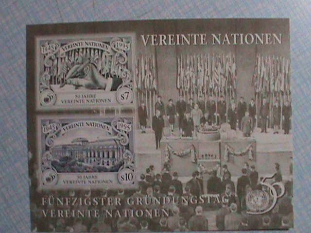 UNITED NATION-1995-SC# 272 50TH ANNIVERSARY OF UN-GENEVA IMPERF-MNH S/S VF