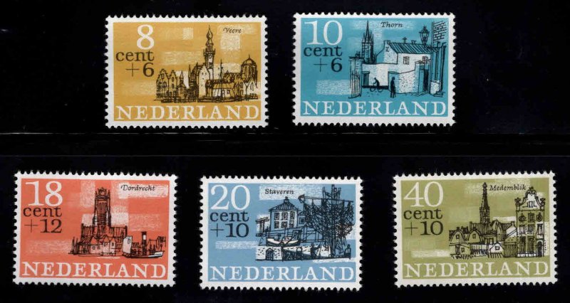 Netherlands Scott B397-B401 MNH** 1965 set