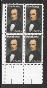 #2047 MNH Plate Block
