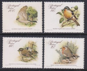 Madeira 123-126 Birds MNH VF