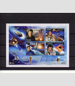 Somalia 2002 SPACE Italian Aerospace Sheet Perforated Mint (NH)