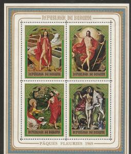 Burundi 283a 1969 Paintings s.s. MNH