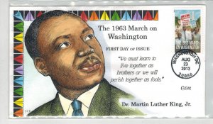 2013 COLLINS HANDPAINTED MARTIN LUTHER KING BLACK HISTORY MARCH ON WASHINGTON