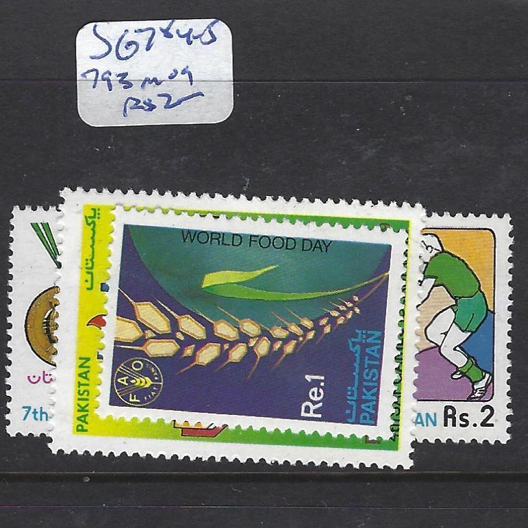 PAKISTAN (P2710B) SG  784-5,  793     MOG        