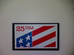 United States, Scott #2475, used(o), 1990, Flag, 25¢, red, white, and blue