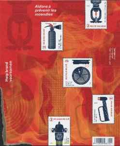 568711 MNH BELGICA 2017 PREVENCION DE INCENDIOS