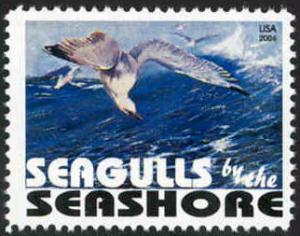 Topical Stamp: Seagulls by the Seashore - Cinderella - MNH