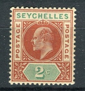 SEYCHELLES; 1903 early Ed VII issue Mint hinged Shade of 2c. value