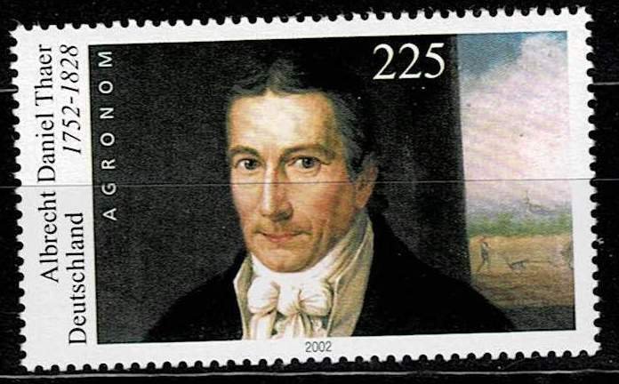 Germany 2002,Sc.#2164 MNH 250th Birth Anniveersarey of Albrecht Daniel Thaer