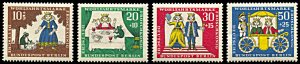 Germany-Berlin 9NB41-9NB44, MNH, The Princess and the Frog