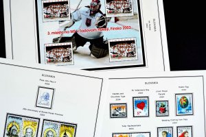 COLOR PRINTED SLOVAKIA 1939-2010 + 2011-2020 STAMP ALBUM PAGES (136 ill. pages)