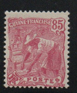 French Guiana Scott 77 Gold Washer stamp  MH*