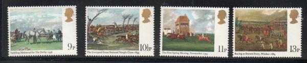 Great Britain Sc 863-6 1979 Derby Horses stamp set mint NH