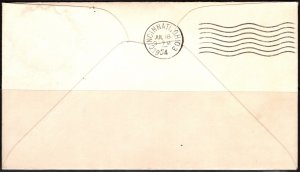 1954 US Cover Bellarmine Stamp Club 3rd Annual Exhibit 1st Marian Year Xavier