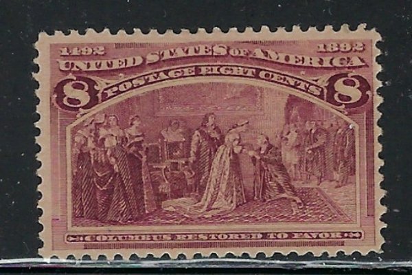 U.S. 236 No Gum 1893 issue (fe7322)