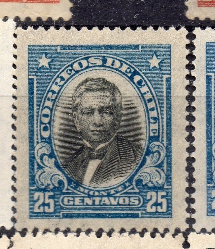 Chile 1920s Early Issue Fine Mint Hinged Shade 25c. NW-12602