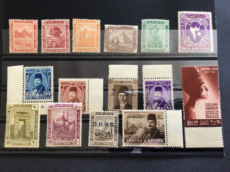 Egypt Vintage mint never hinged Stamps  Ref 63215 