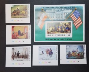 UPPER VOLTA Proof Mint Stamp Lot Unused MNH OG T4763