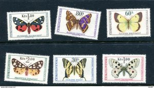 Czechoslovakia 1966 MNH Butterfly's 12409