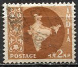 India: 1960; Sc. # 303,  Used Wmk. 324 Single Stamp