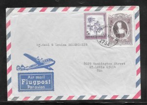 Just Fun Cover Austria #1149 on Austria to ST. LOUIS MO Airmail Cover (12826)