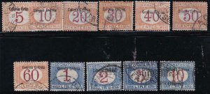 Eritrea 1903 SC J1-J11 Used Set 