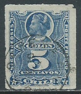 Chile, Sc #28, 5c Used