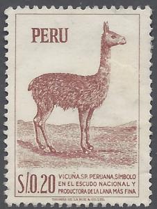 Peru 1953 #461 Used
