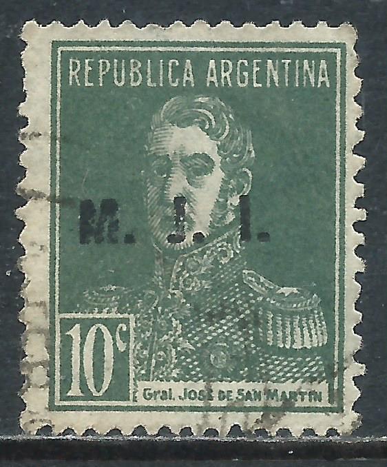 Argentina, Sc #OD222, 10c Used