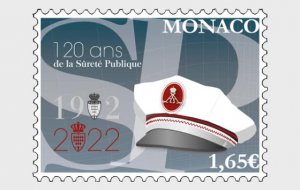 Stamps of Monaco 2022 (pre order)- 120th Anniversary of the Police Department.