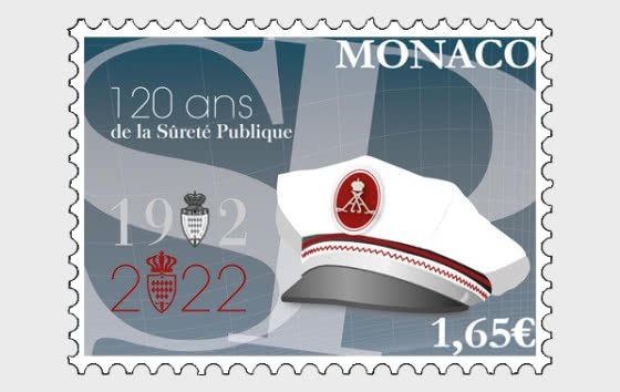 Stamps of Monaco 2022 (pre order)- 120th Anniversary of the Police Department.