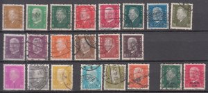 Germany - 1928/1932 Presidents complete collection Sc# 366/386 (9302)