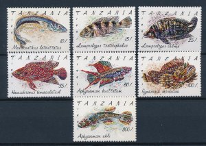 [48009] Tanzania 1991 Marine life fish  MNH