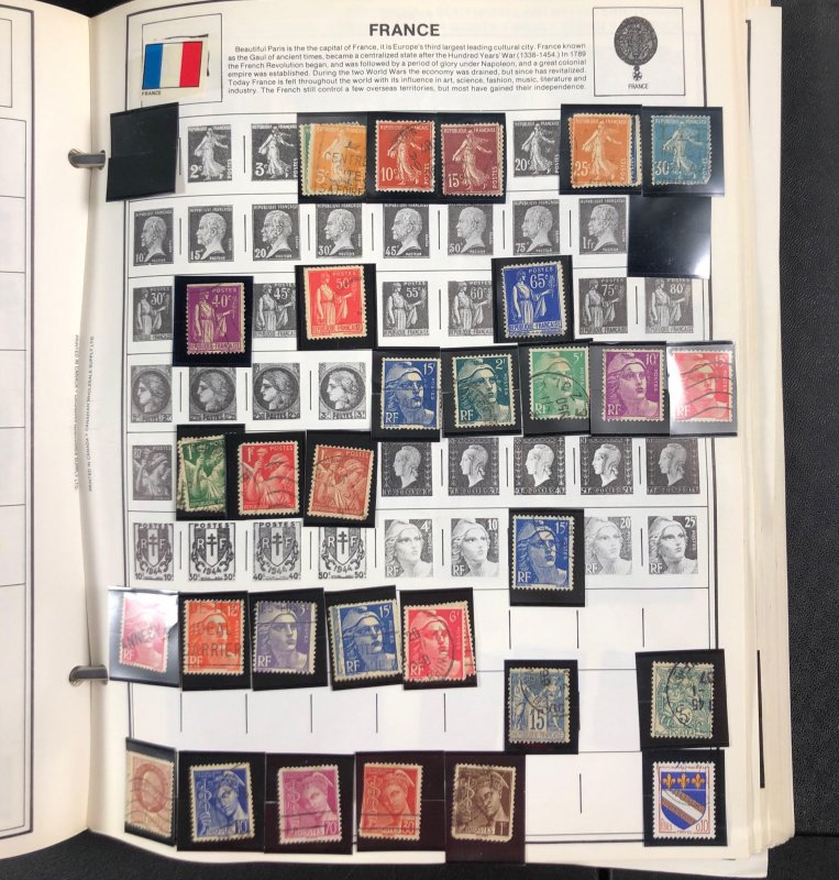 WW, BRITISH COLONIES, 100s of Stamps mounted in an album & in others