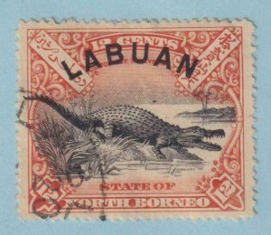 LABUAN 80  POSTALLY USED - NO FAULTS VERY FINE! - (PO) - TWH