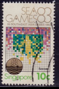 Singapore, 1983, Southeast Asian Games, 10c, used