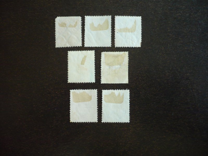 Stamps - Germany - Scott# 366-368,370,371,374,378 - Used Part Set of 7 Stamps