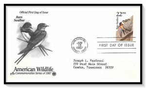 US #2286 Barn Swallow FDC