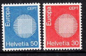 Switzerland 515-516 Europa MNH VF