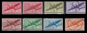 US Airmail c25-c31, c25a, Used