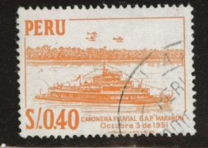 Peru  Scott 485 Used stamp from 1962 set