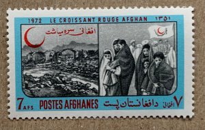 Afghanistan 1972 Red Cross / Earthquake, MNH.  Scott 873, CV $0.60