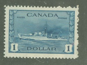 Canada #262 Unused Single